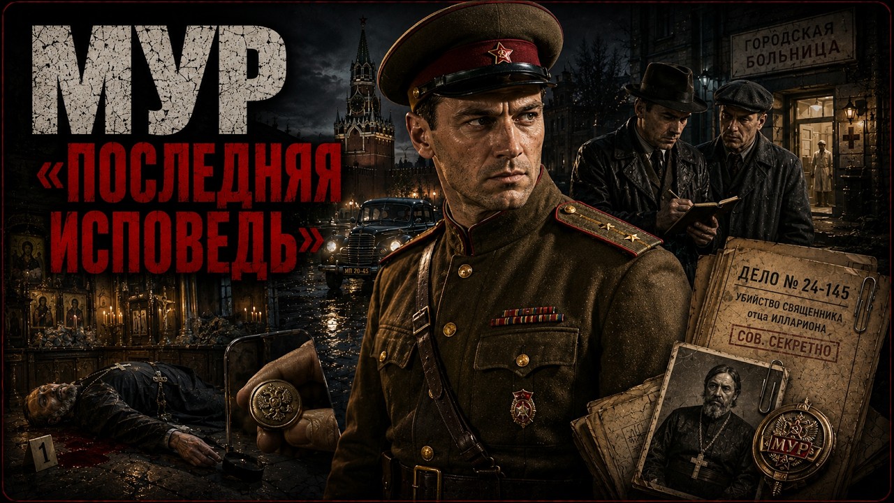 📖 Аудиокнига полная : МУР " Последняя ИСПОВЕДЬ " Военные Истории / Реальные События👍 cover art