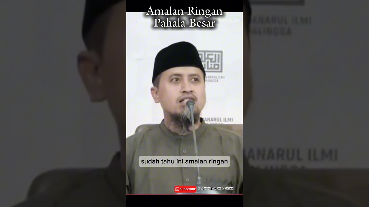 Amalan Ringan Pahala Besar -Kajian Sunnah - Ustadz Abdullah Zaen Hafidzahullahu Ta'ala #dakwahsalaf cover art