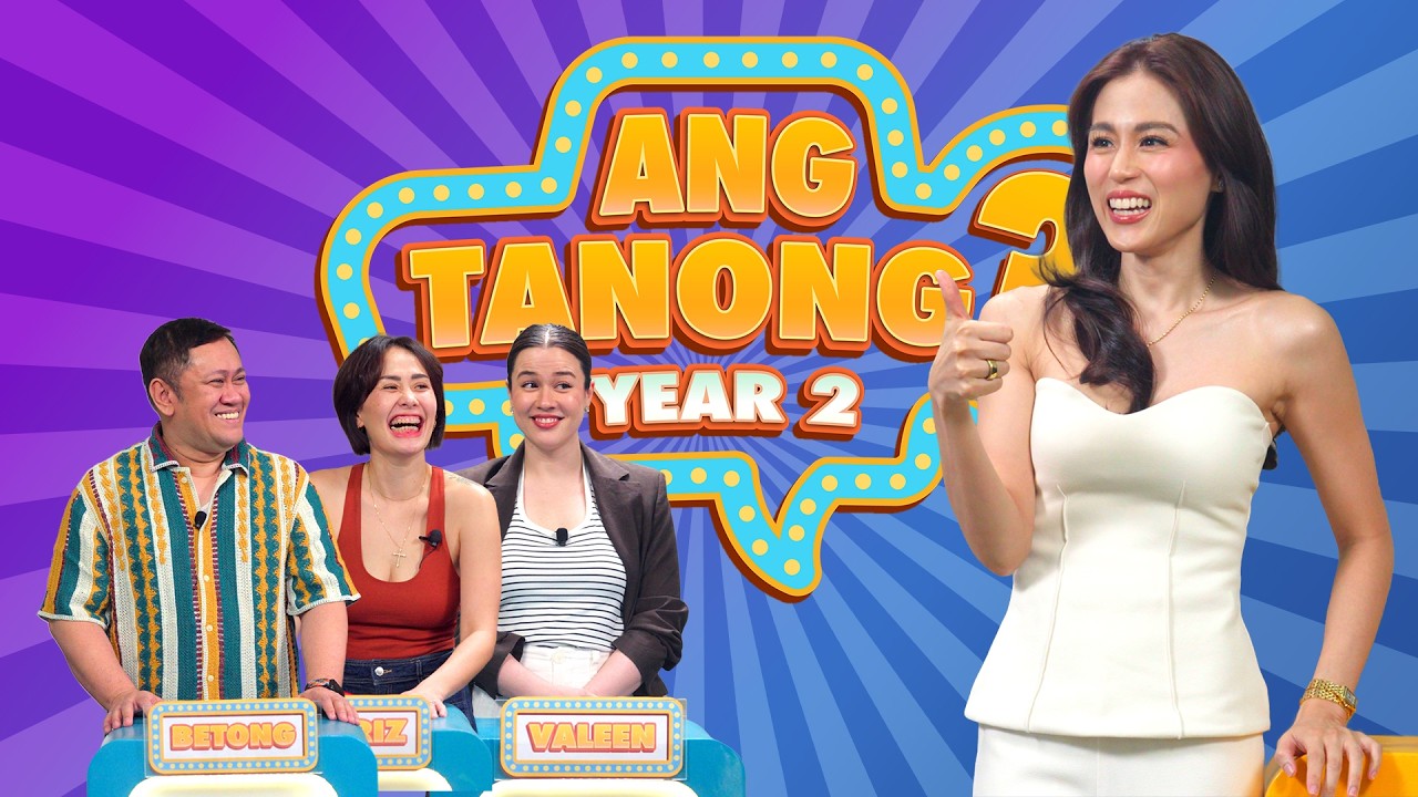 Ang Tanong Year 2 | Episode 31: Bubble Gang Cast Betong Sumaya, Chariz Solomon, & Valeen Montenegro cover art