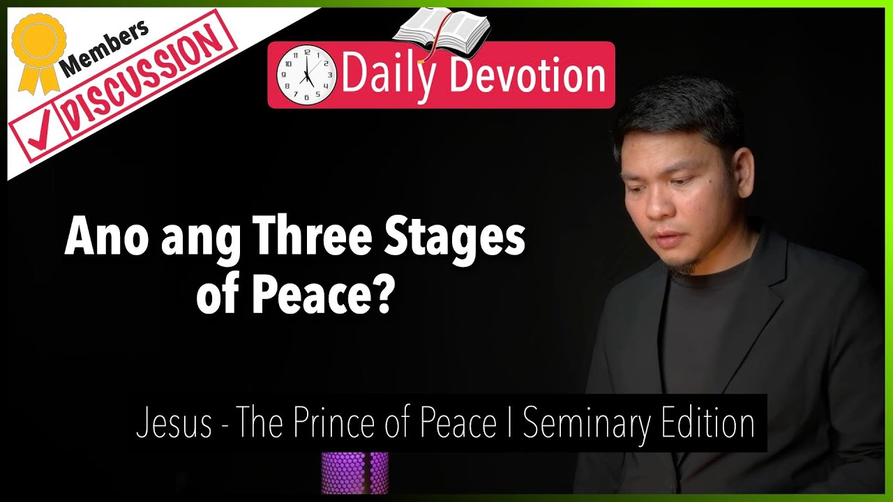 Ano ang Three Stages of Peace? - Jesus, the Prince of Peace - Isaiah 9:6-7 cover art