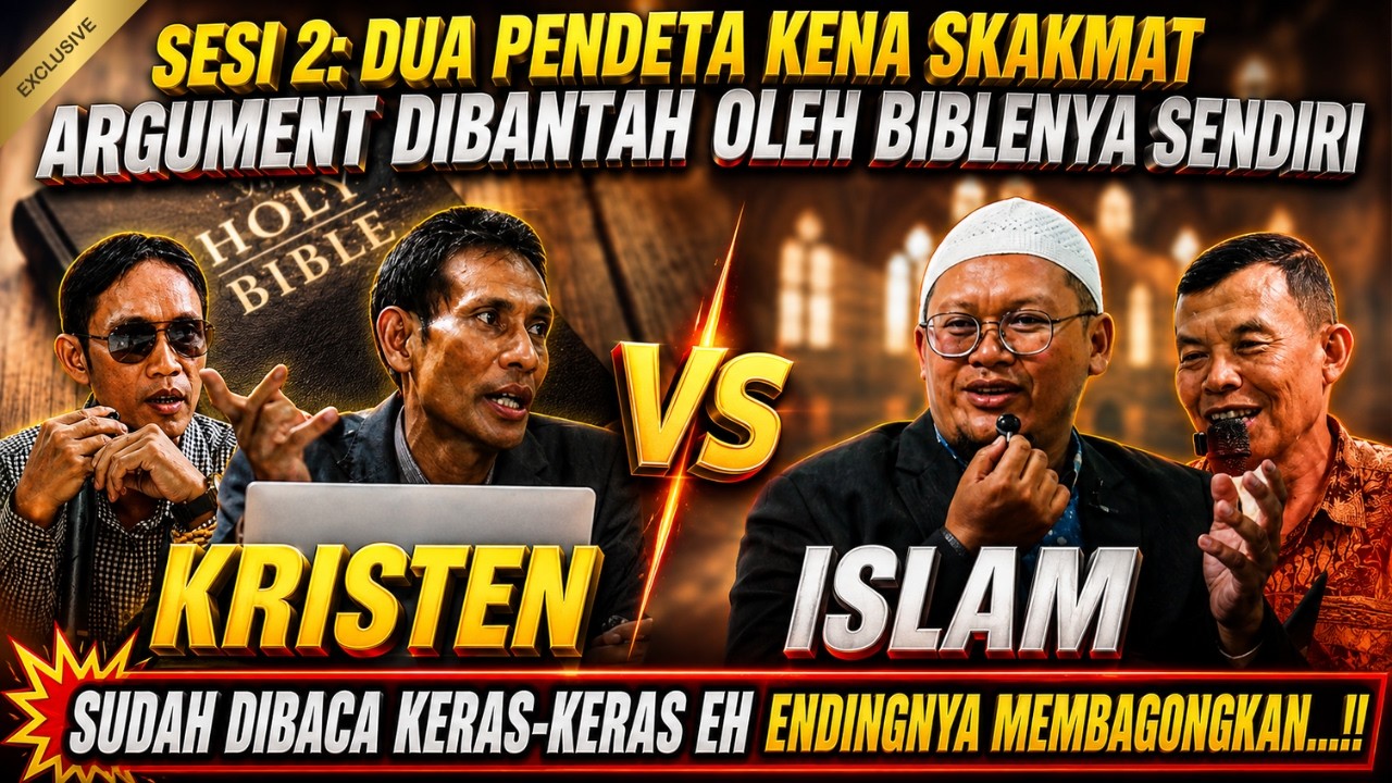 SESI 2: LIHAT WAJAH PANIK PDT MYM KENA SKAKMAT OLEH BIBLENYA SENDIRI, SUDAH KERAS-KERAS EH ENDINGNYA cover art