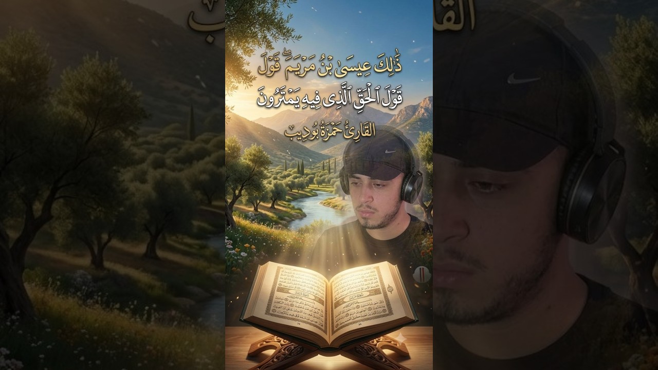 ذلك عيسى بن مريم قول الحق الذي فيه يمترون | حالات واتس اب قران كريم حمزة بوديب cover art