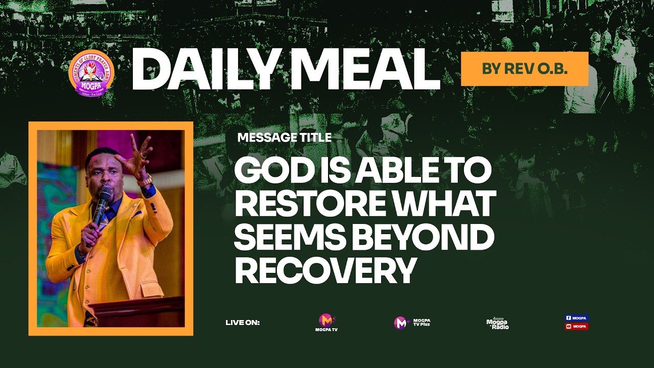 GOD IS ABLE TO RESTORE WHAT SEEMS BEYOND RECOVERY cover art