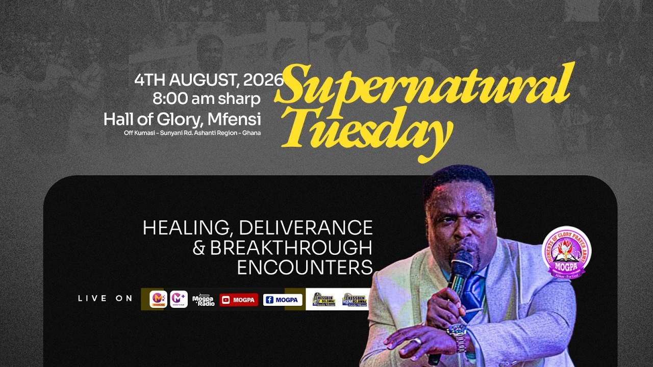 HEALING, DELIVERANCE & BREAKTHROUGH ENCOUNTERS || SUPERNATURAL TUESDAY || 04 - 08 - 2026 cover art