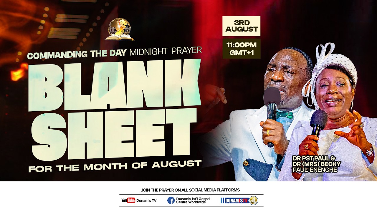 COMMANDING THE DAY MIDNIGHT PRAYER REBROADCAST || 04-08-2026 cover art