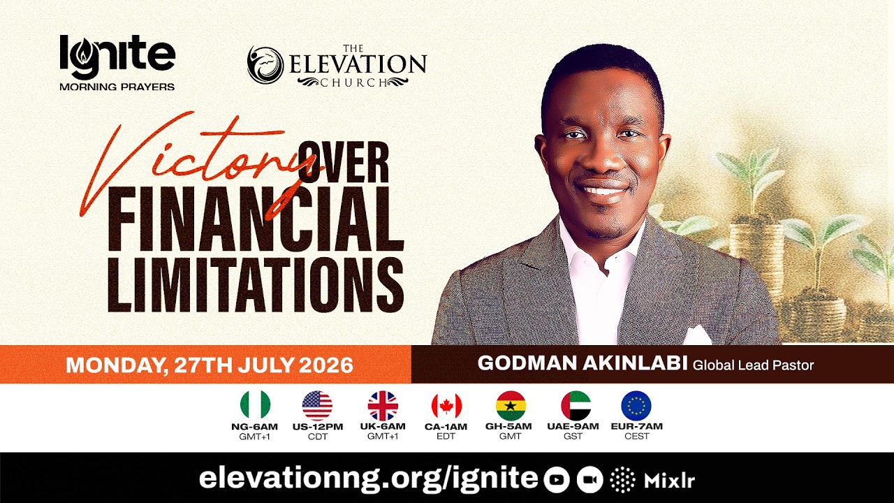 Ignite Morning Prayer || Pastor Godman Akinlabi || Monday, July 27th, 2026 cover art