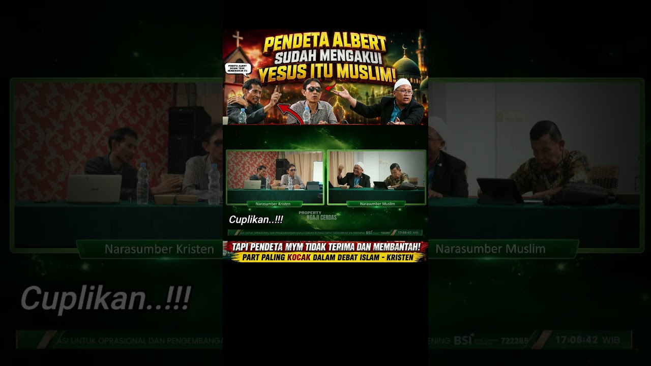 Pendeta Albert tulus akui yesus muslim cover art