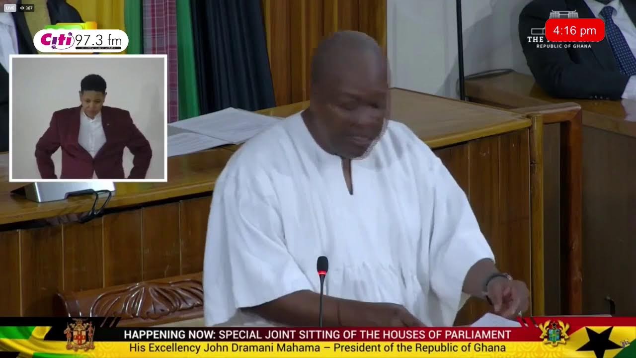 🚨 Citi FM LIVE!!!  President Mahama Addresses a Joint Meeting of the Houses of Parliament of Jamaica cover art