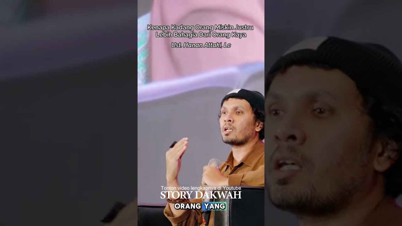 Kenapa Kadang Orang Miskin Justru Lebih Bahagia Dari Orang Kaya #shorts #ustadzhananattaki #curhat cover art