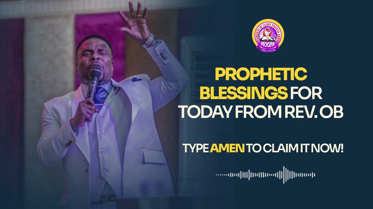 PROPHETIC BLESSINGS FOR TODAY || BY REV OB cover art