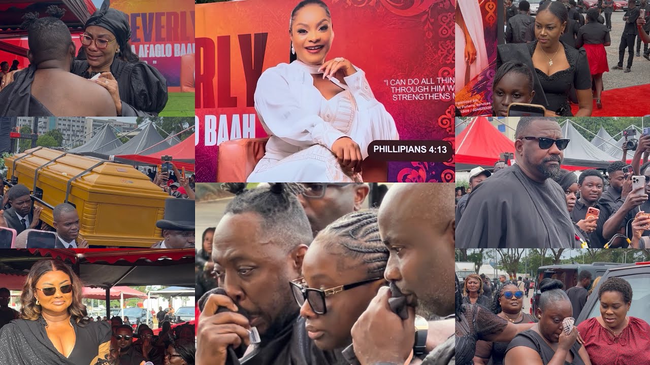 Tears Drip Stars At Actress Beverly Afaglo’s Funeral - McBrown, Yvonne Nelson, Jackie Appiah & More cover art