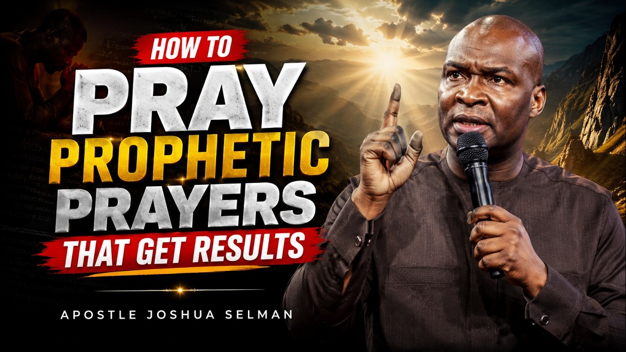 How to Pray Prophetic Prayers That Get Results | Apostle Joshua Selman cover art