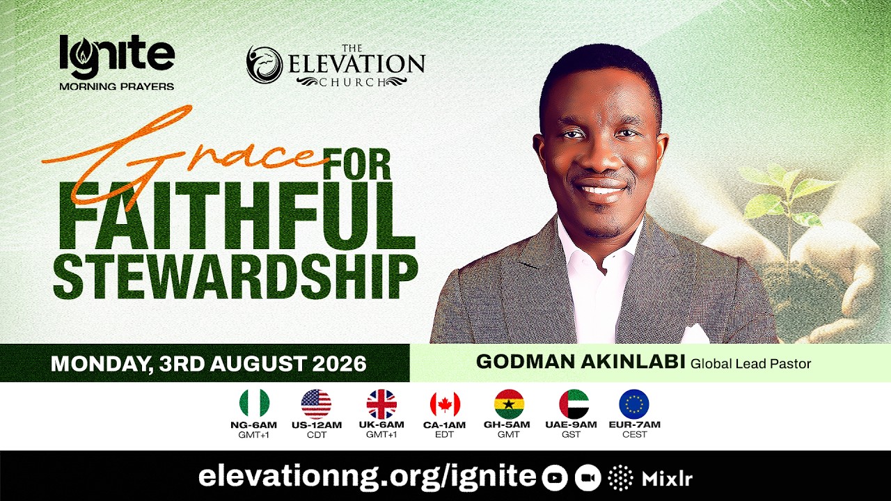 Ignite Morning Prayer || Pastor Godman Akinlabi || Monday, August 3rd, 2026 cover art