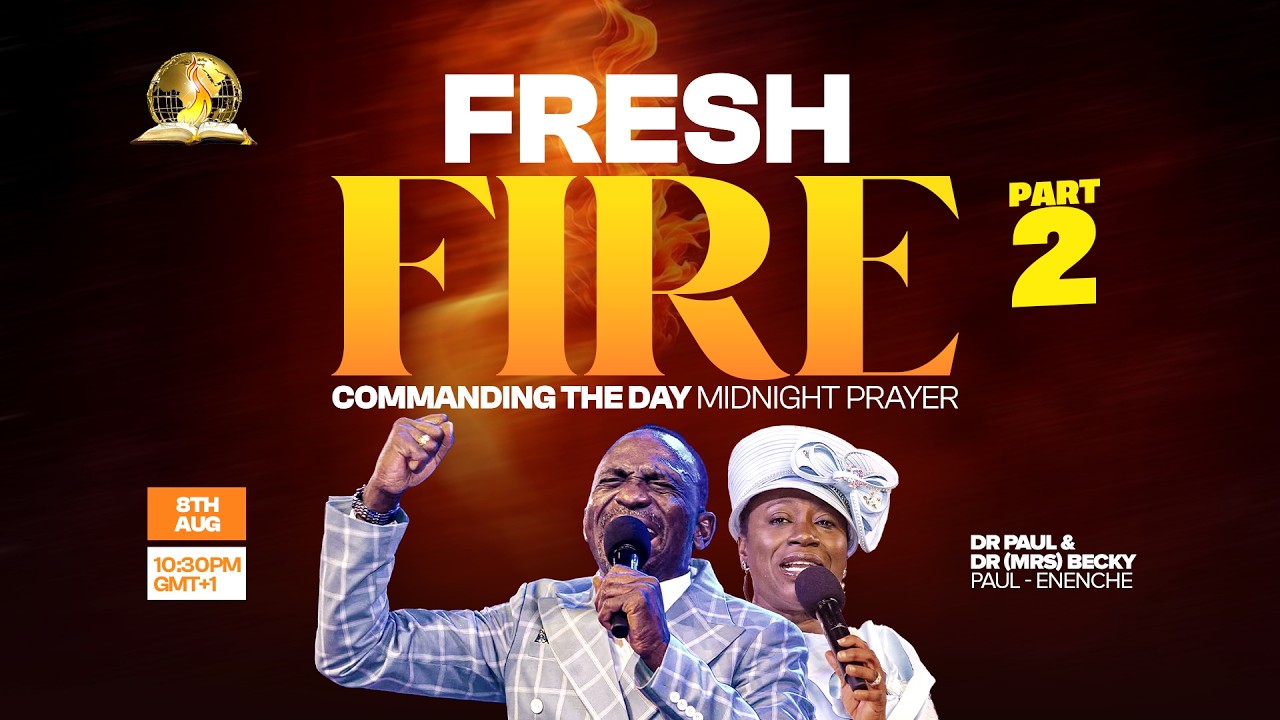 COMMANDING THE DAY MIDNIGHT PRAYER || FRESH FIRE [2] || 08-08-2026 cover art