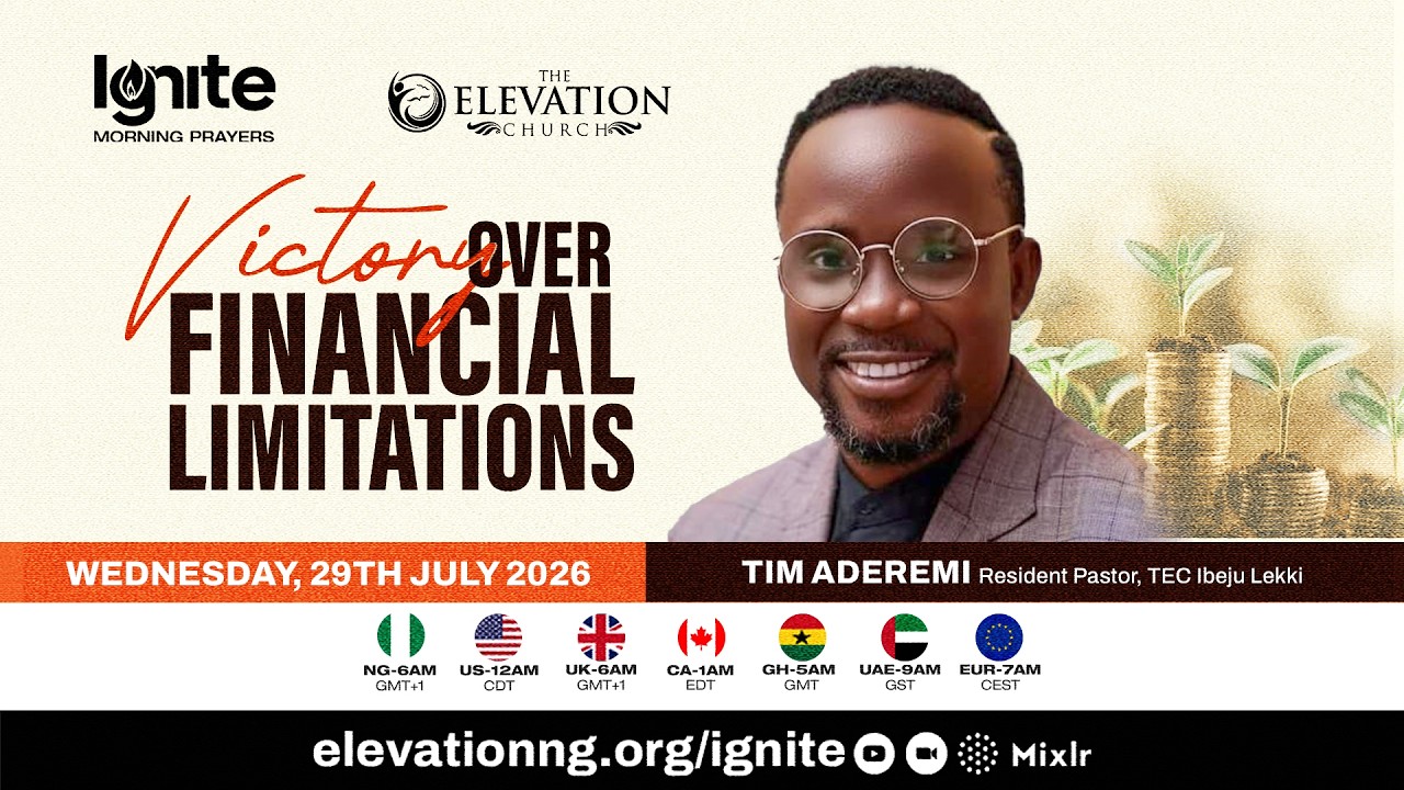 Ignite Morning Prayer || Pastor Tim Aderemi || Wednesday, July 29th, 2026 cover art