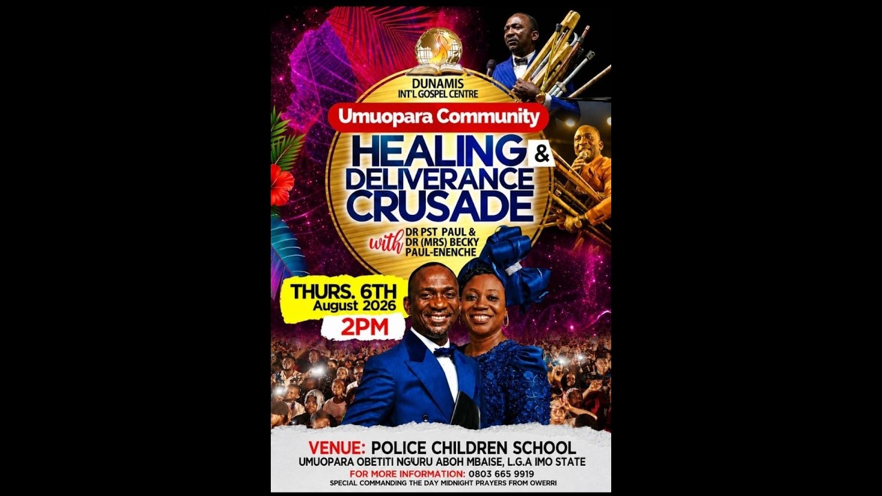 UMUOPARA COMMUNITY HEALING & DELIVERANCE CRUSADE  || 06-08-2026 cover art