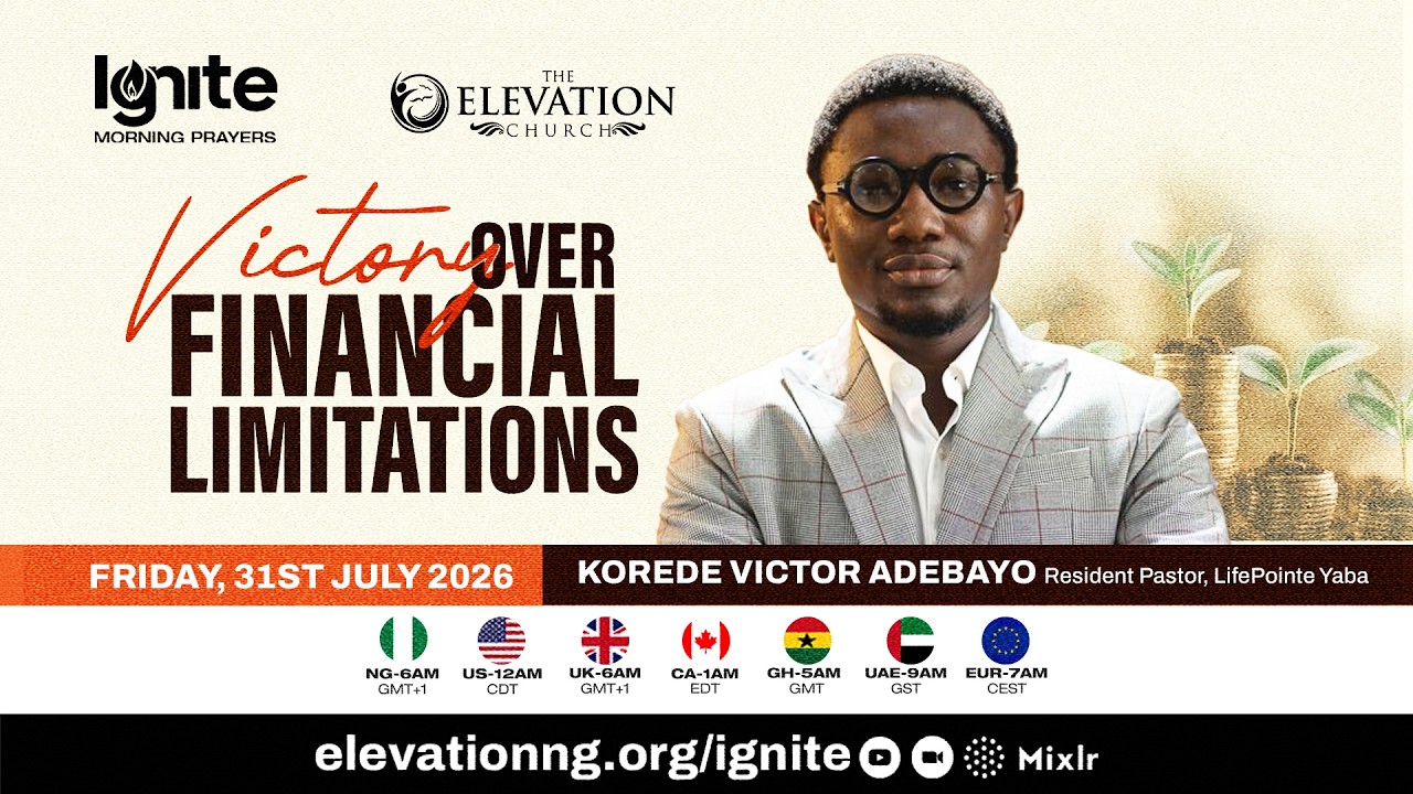 Ignite Morning Prayer || Pastor Victor Koreda Adebayo || Friday, July 31st, 2026 cover art