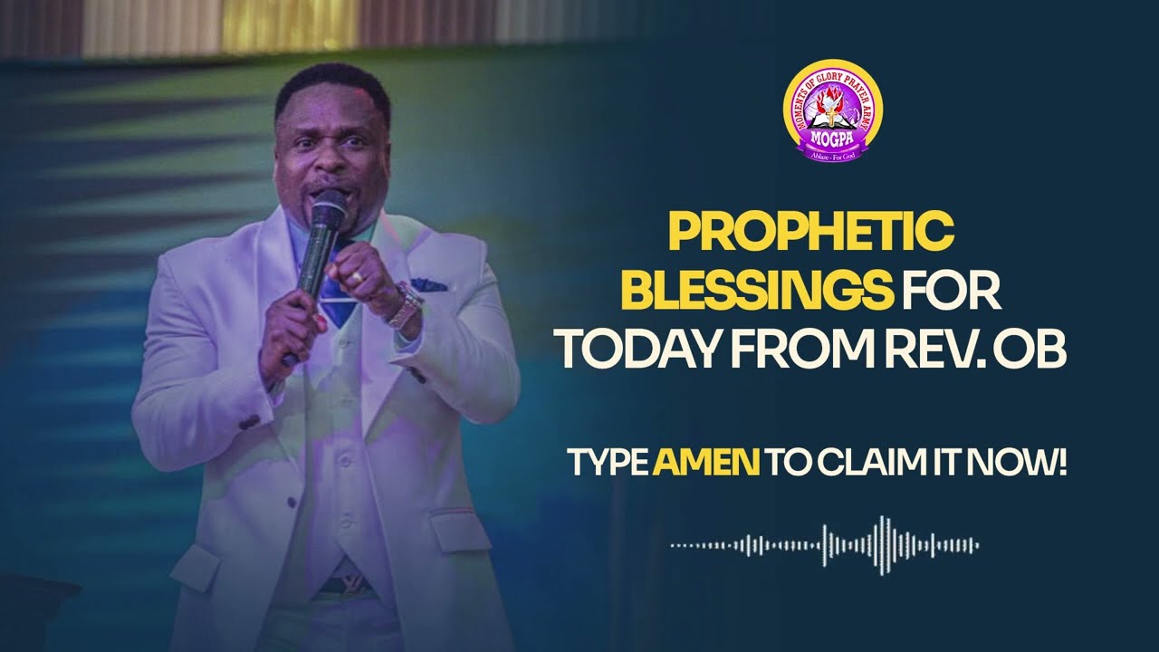 PROPHETIC BLESSINGS FOR TODAY || BY REV OB cover art