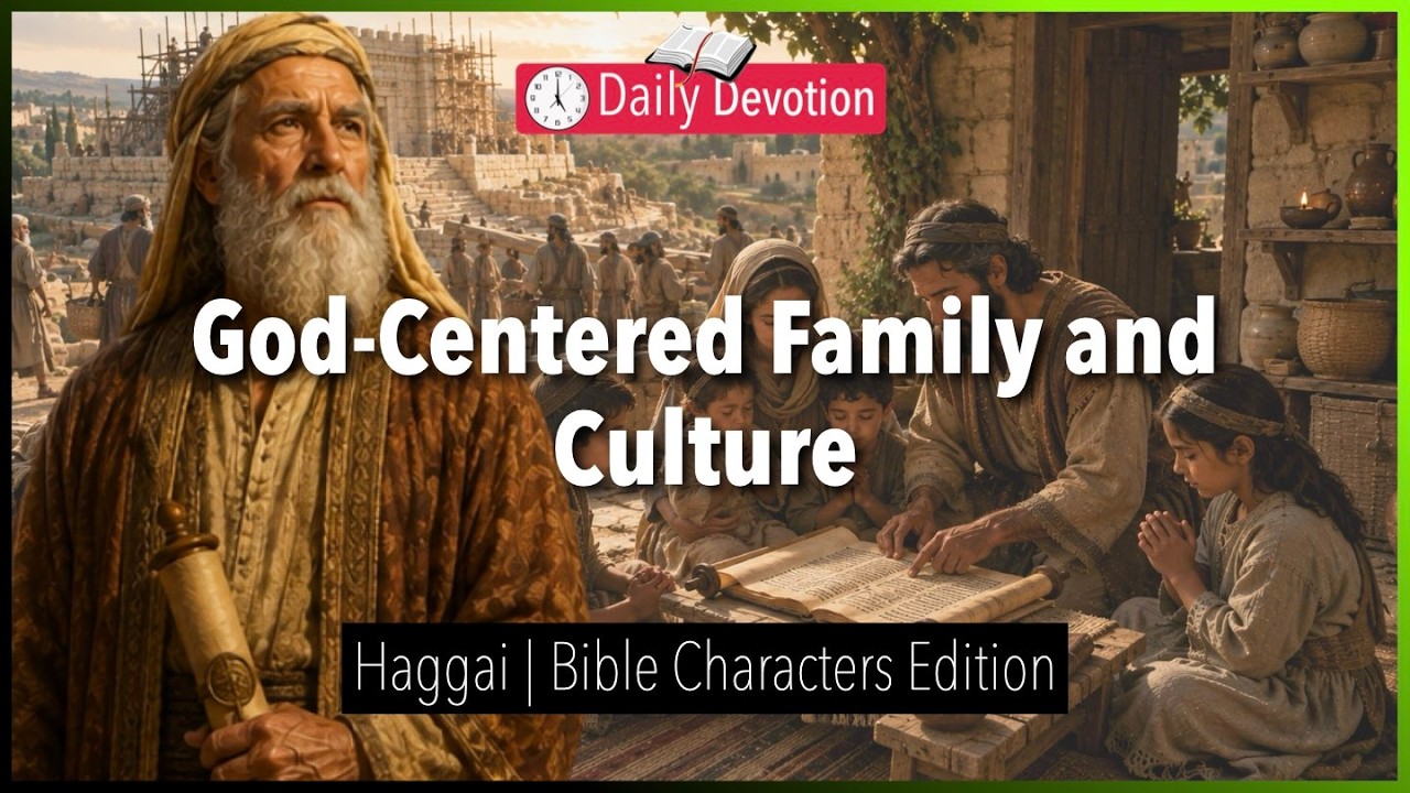 August 09: God-Centered Family and Culture - Haggai - Haggai 1 - 365 Daily Devotions cover art