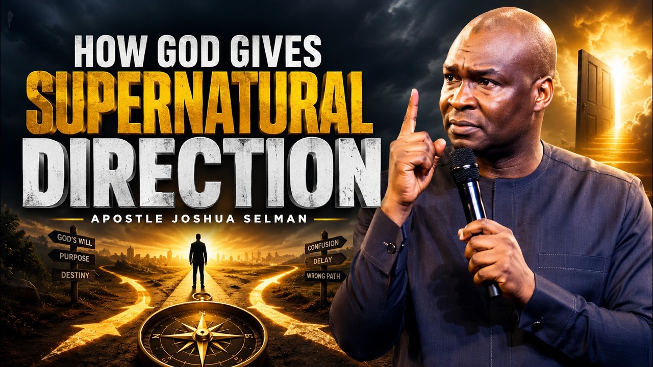 How God Gives Supernatural Direction | Apostle Joshua Selman cover art