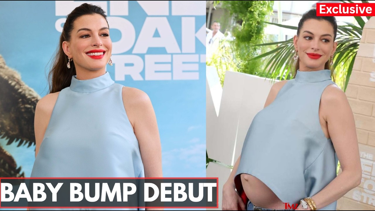 Anne Hathaway's Baby Bump Steals the Spotlight at The End of Oak Street Premiere cover art