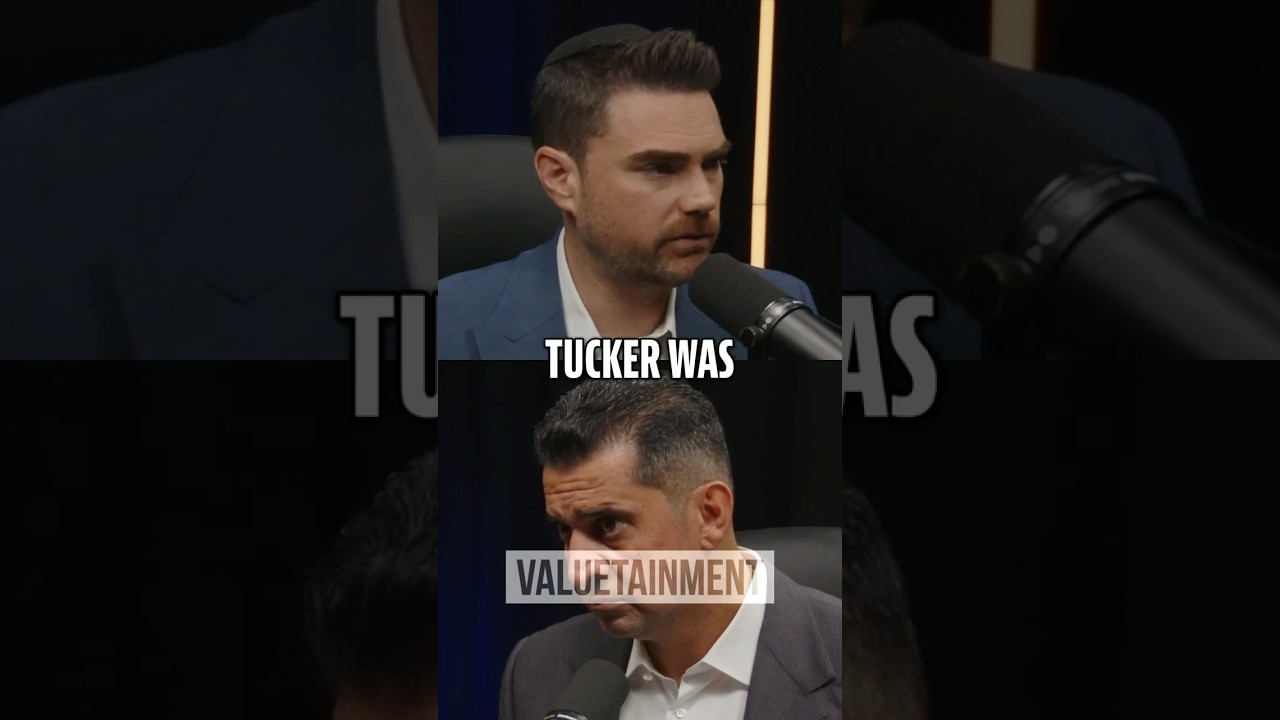 Ben Shapiro Describes His Unexpected Reunion With Tucker Carlson cover art