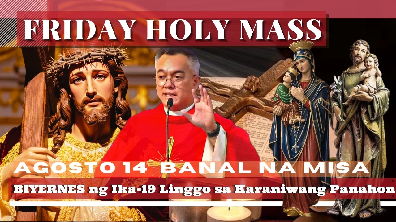 FILIPINO CHURCH MASS TODAY FRIDAY || August 14 ONLINE MASS | REV. FR DOUGLAS BADONG cover art