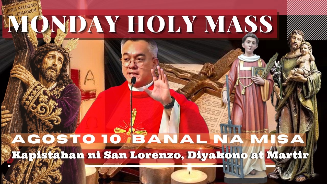FILIPINO CHURCH MASS TODAY MONDAY || August 10 ONLINE MASS | REV. FR DOUGLAS BADONG cover art
