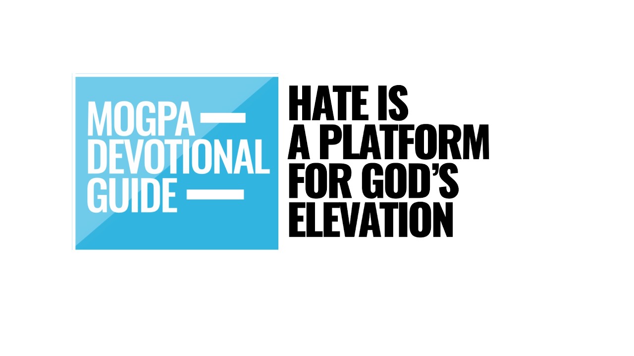 HATE IS A PLATFORM FOR GOD'S ELEVATION || BY REV OB cover art