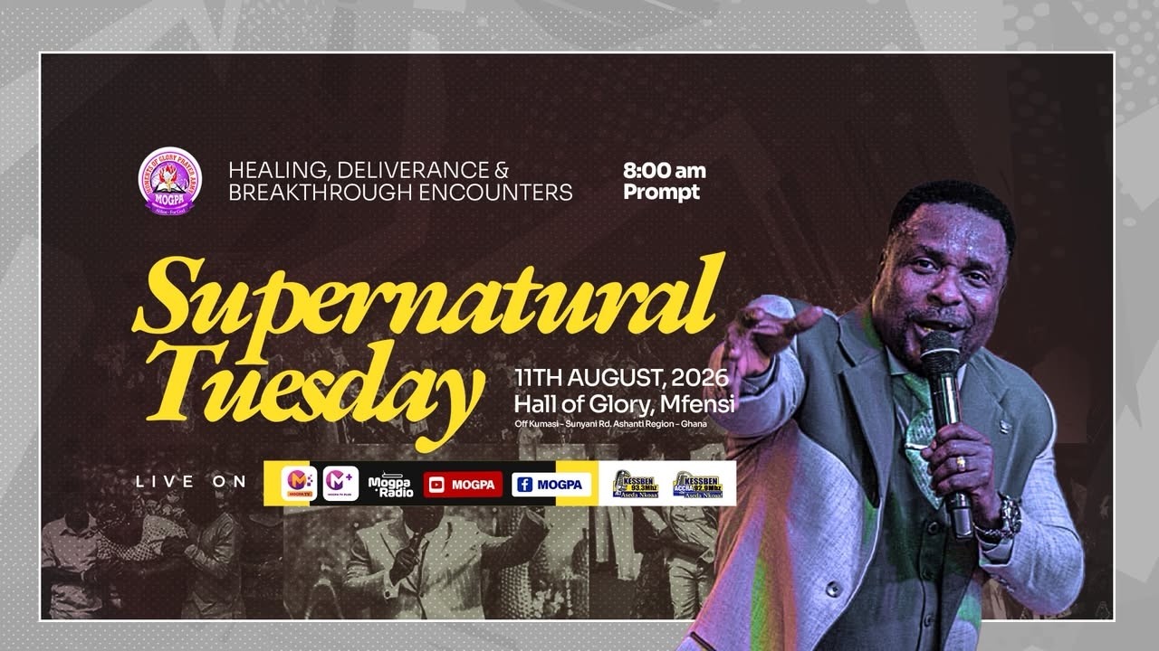 HEALING, DELIVERANCE & BREAKTHROUGH ENCOUNTERS || SUPERNATURAL TUESDAY || 11 - 08 - 2026 cover art
