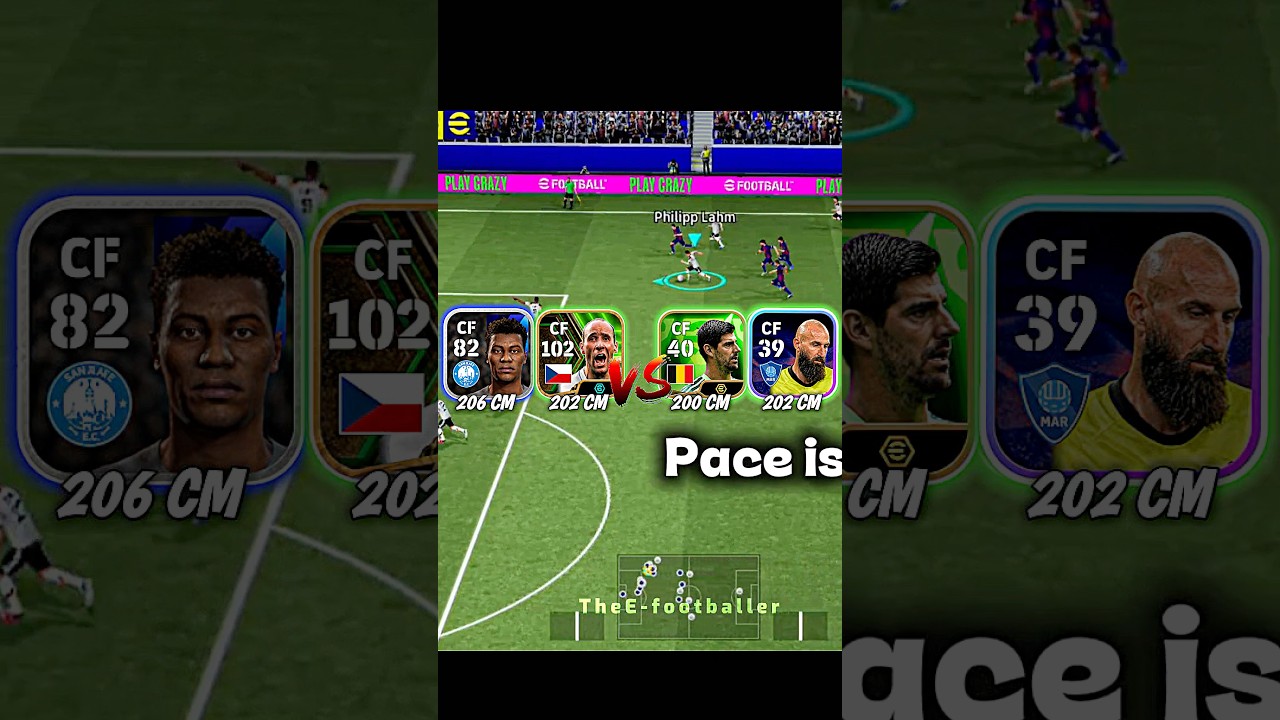 Giant GK vs Giant CF | Header Challenge ๐#efootball #efootballmobile #pes #shorts cover art