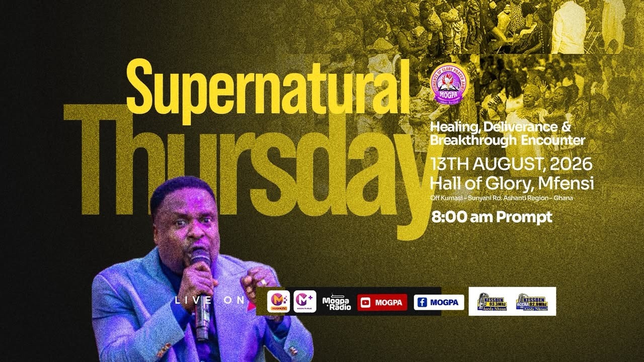HEALING, DELIVERANCE & BREAKTHROUGH ENCOUNTERS || SUPERNATURAL THURSDAY || 13 - 08 - 2026 cover art