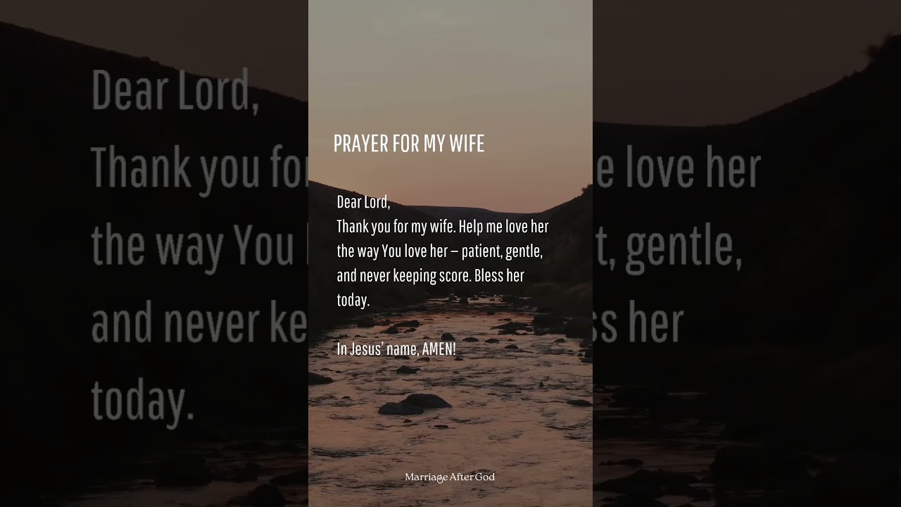 Prayer for Your Wife cover art