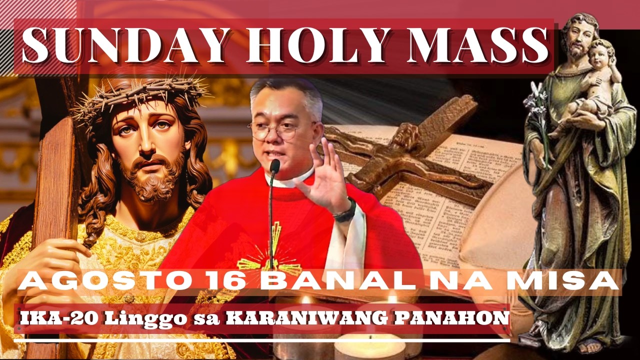 FILIPINO CHURCH LIVE MASS TODAY SUNDAY || August 16 ONLINE MASS | REV FR DOUGLAS BADONG cover art