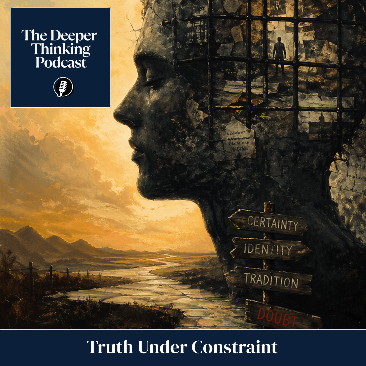 Truth, Under Constraint How Conviction Outruns Its Own Evidence - The Deeper Thinking Podcast cover art