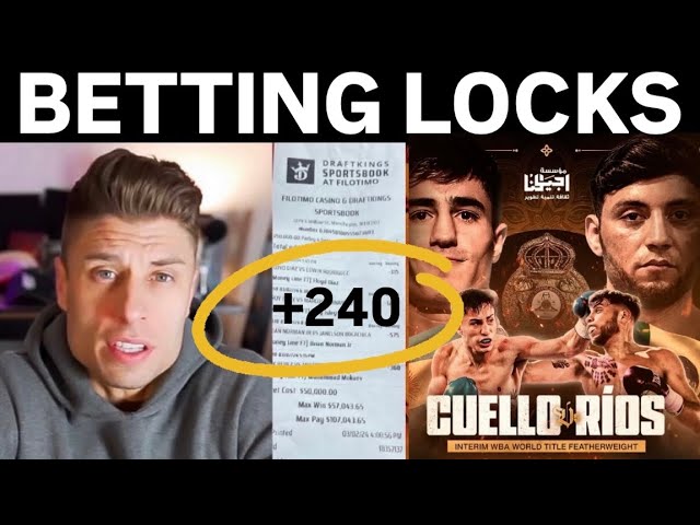 EXPLAINED! Cuello vs Rios African FIGHT Card | BETTING Locks - Props - Parlays PLUS the UFC!