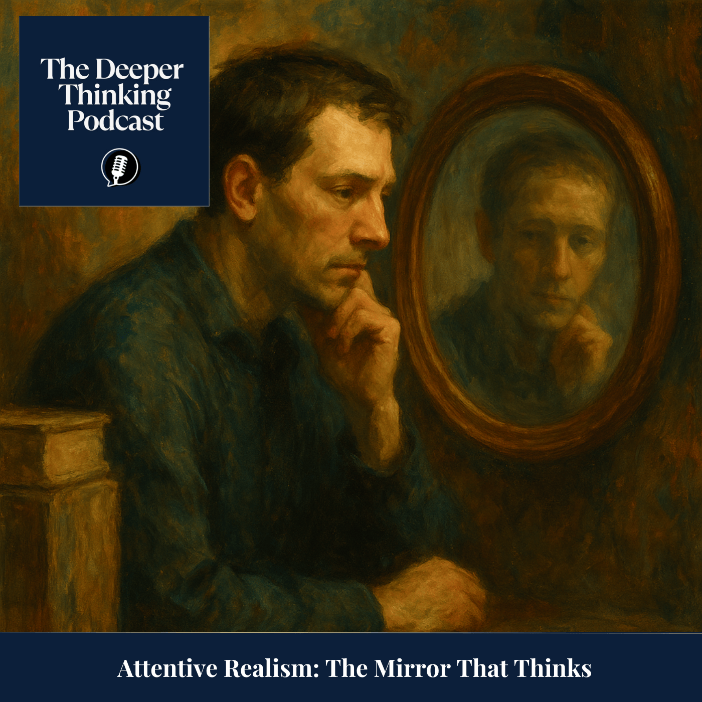 Attentive Realism: The Mirror That Thinks - The Deeper Thinking Podcast cover art