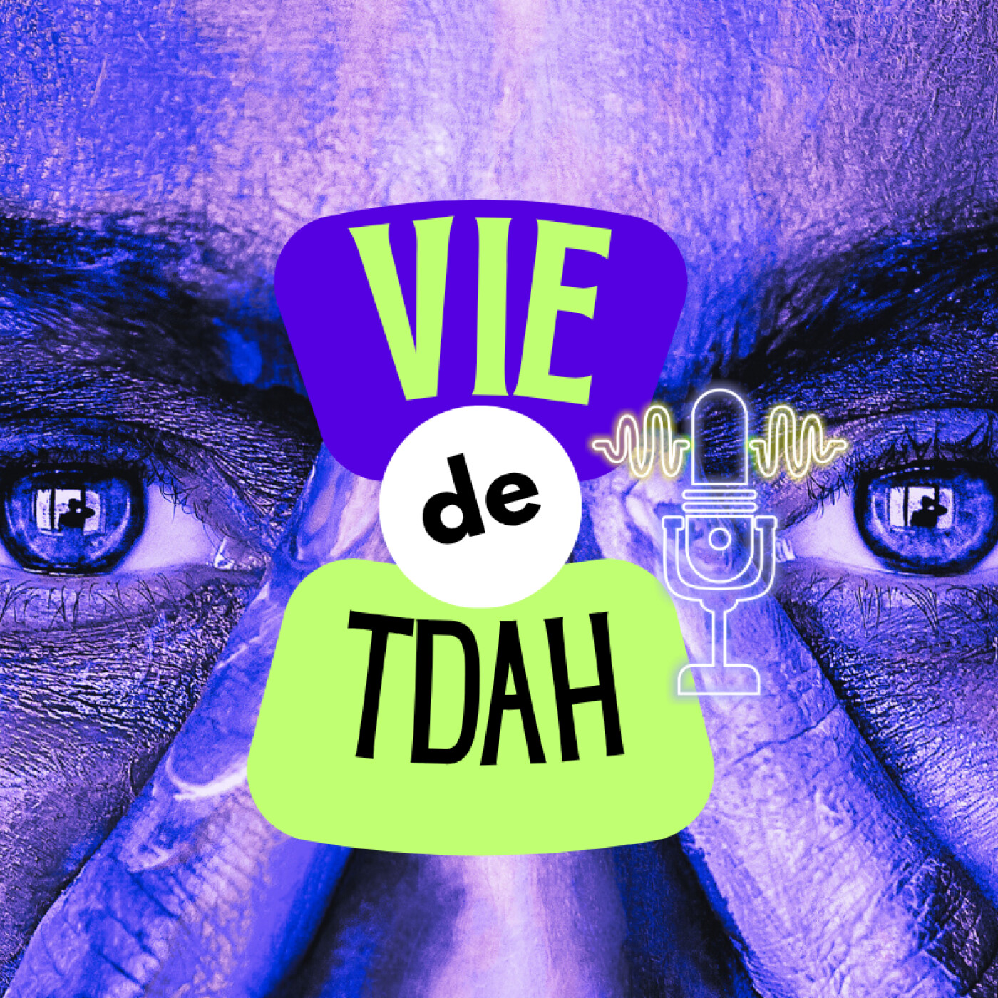 Vie de TDAH - L'art de vivre avec un cerveau différent cover art