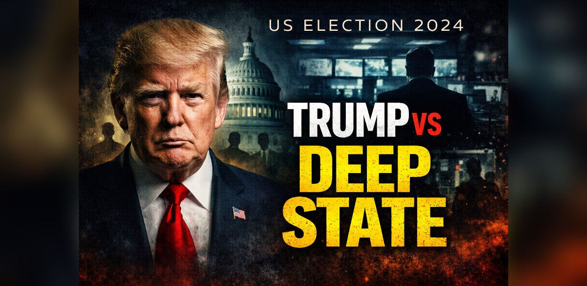 US 2024 Elections: Trump vs The Deep State—Hidden In Plain Sight cover art