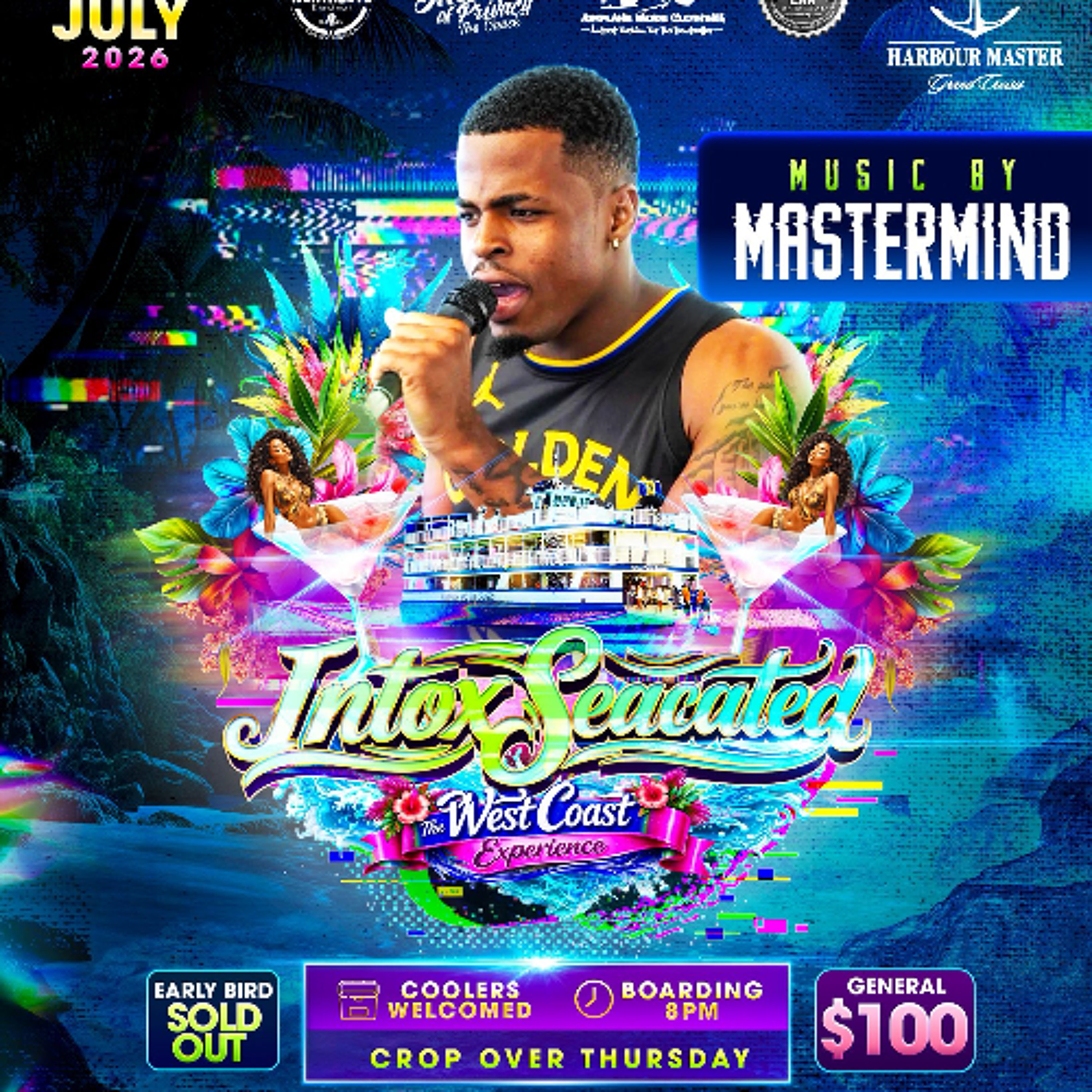IntoxSeacated The Cruise Mv Harbour Master July 30th cover art