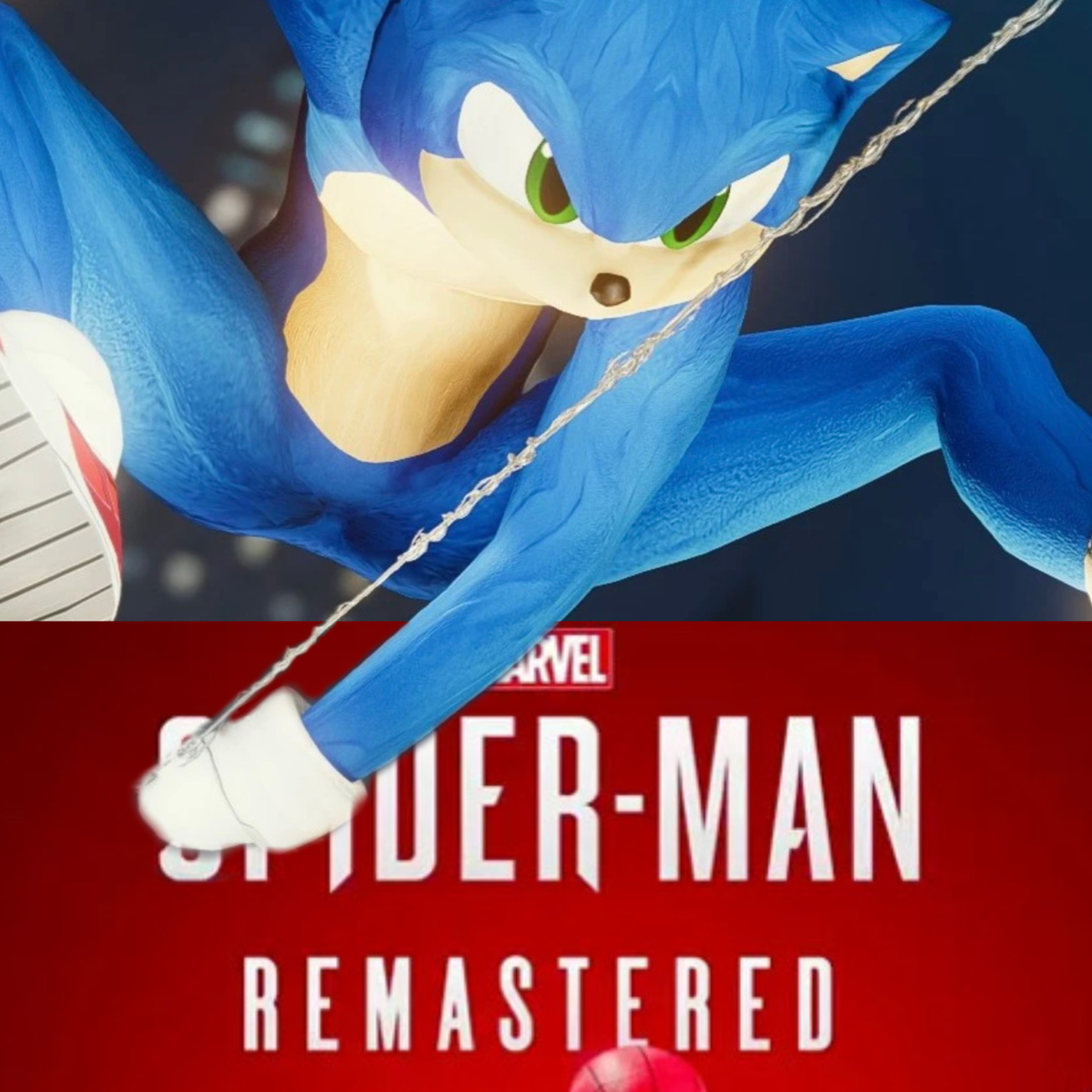#317 Sonic schwingt als Spiderman durch New York! cover art