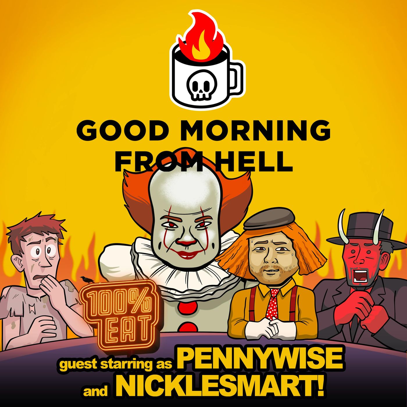 Pennywise & Nicklesmart!? Killer Clown Brothers Visit Hell! cover art