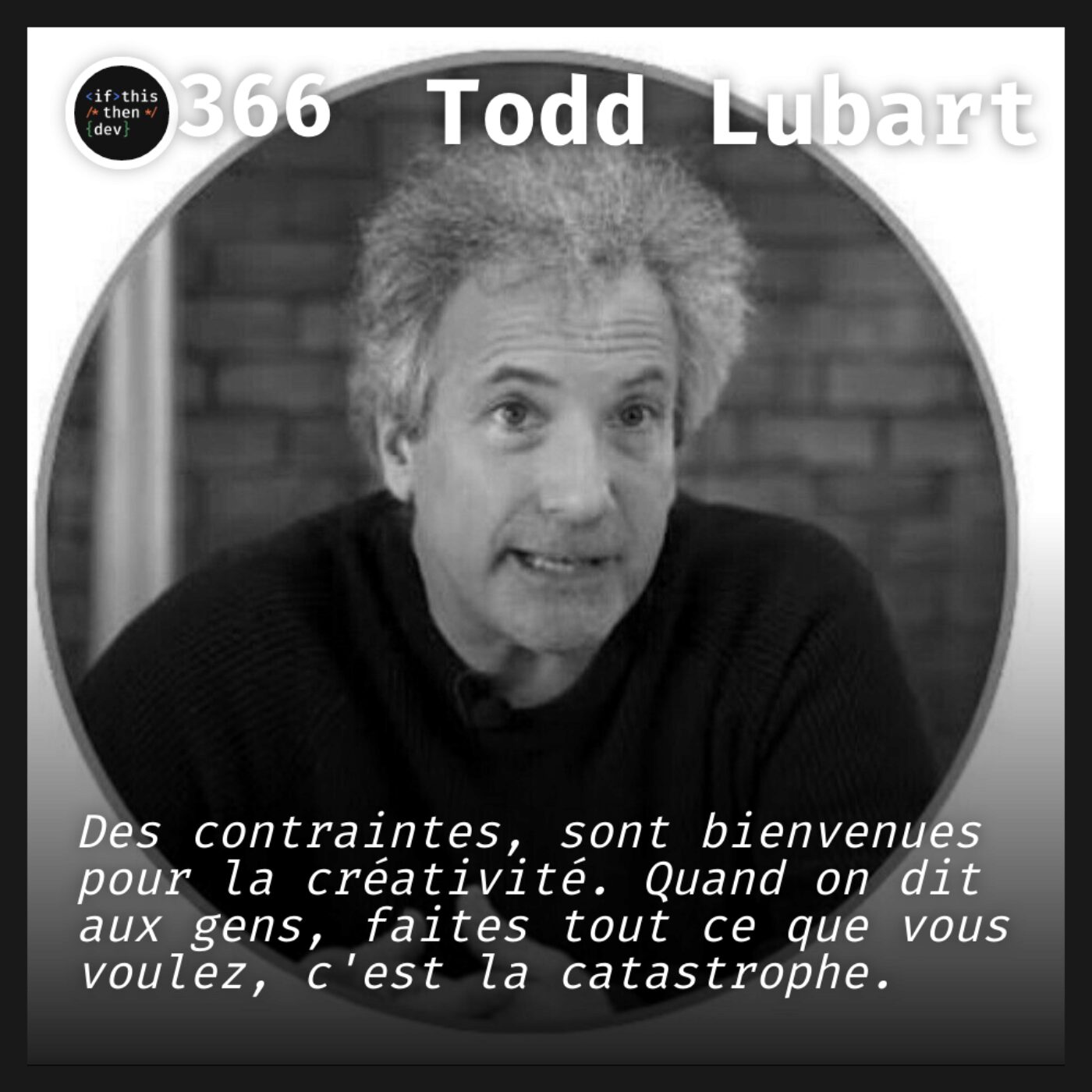 #366.bin - Intelligence(s): Créative: Pourquoi la contrainte fait jaillir l'idée avec Todd Lubart cover art