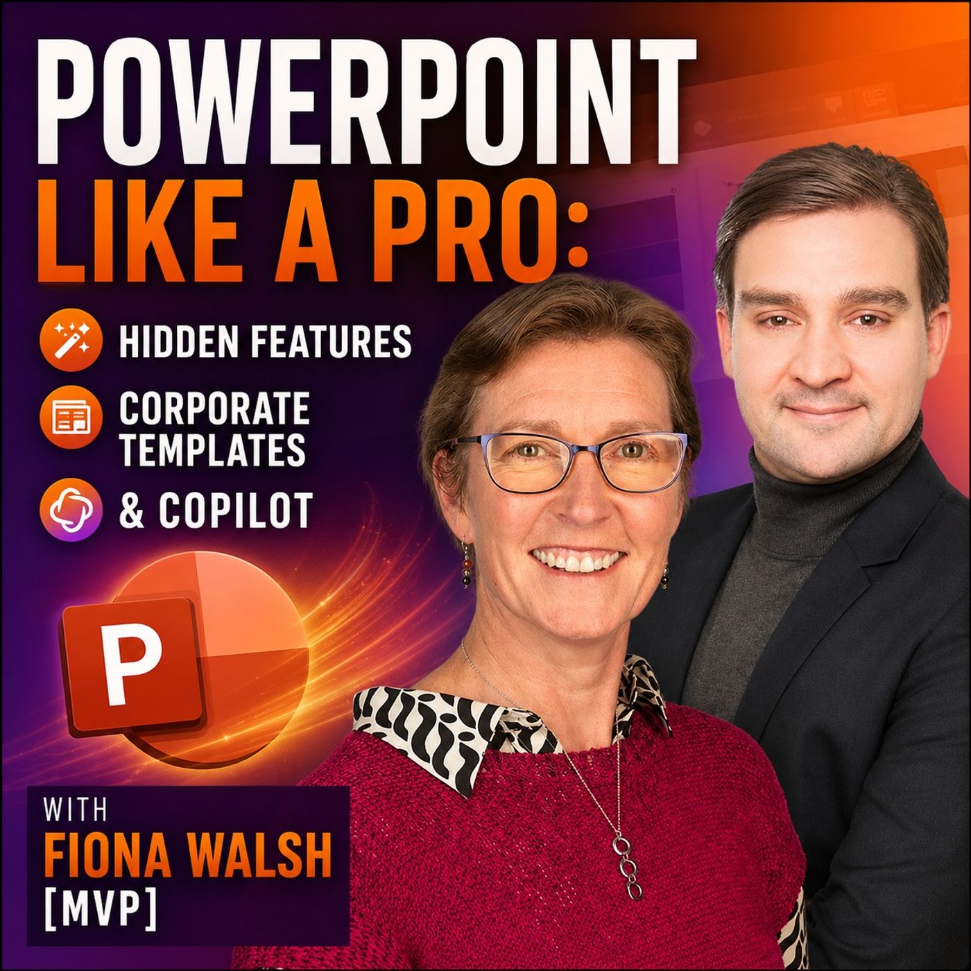 PowerPoint Like a Pro- Hidden Features, Corporate Templates & Copilot with Fiona Walsh [MVP] cover art
