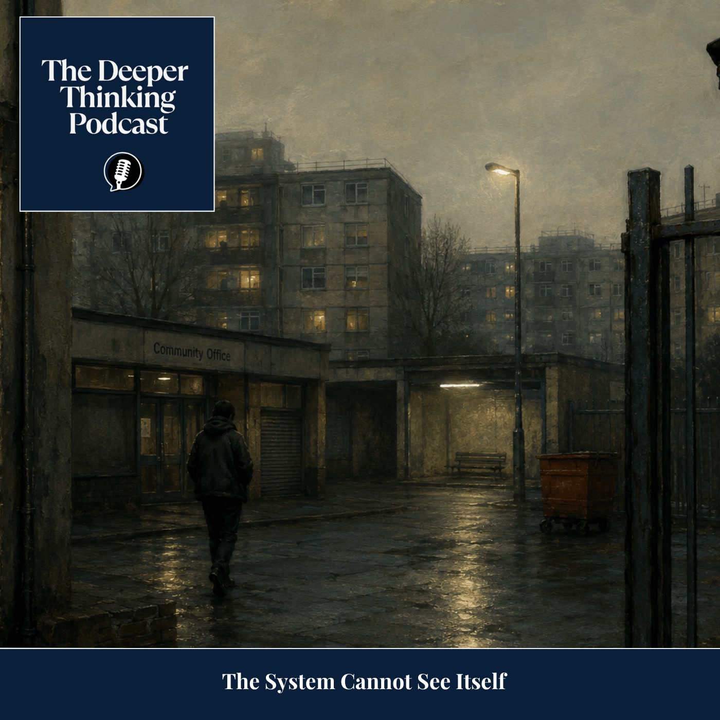 The System Cannot See Itself - The Deeper Thinking Podcast cover art
