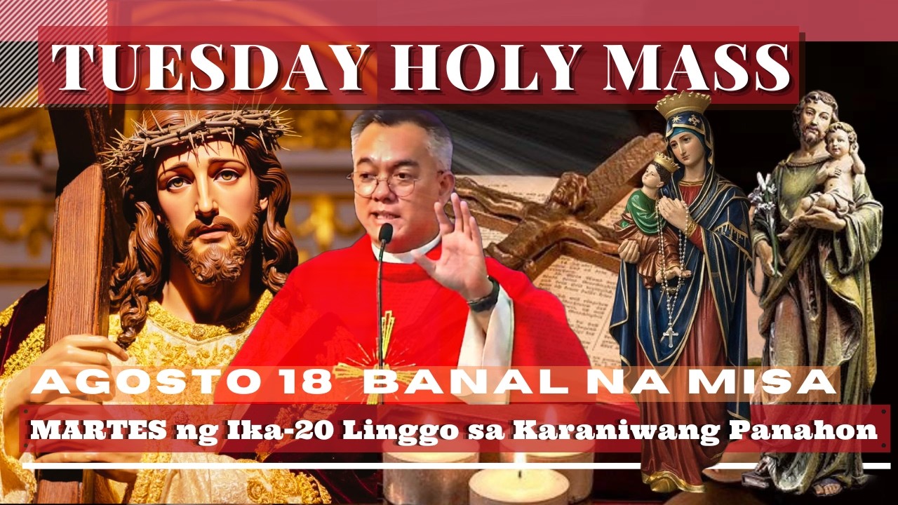 FILIPINO CHURCH MASS TODAY TUESDAY || August 18 ONLINE MASS | REV. FR DOUGLAS BADONG cover art