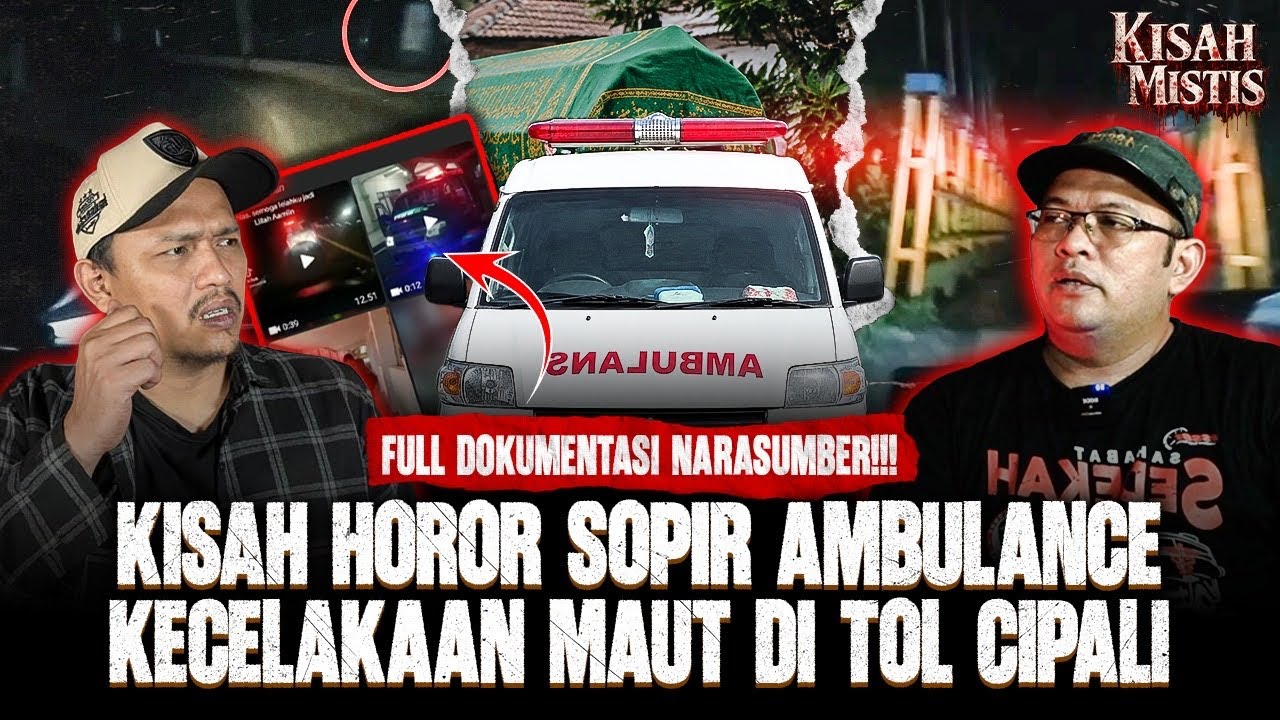 SUPIR AMBULAN ANTER JENAZAH SUPIR TRUK KORBAN KECELAKAAN DI TOL CIPALI!! BIKIN MERINDING cover art