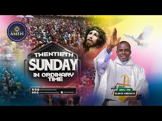SUNDAY MASS PROGRAMME LIVE WITH REV FR EJIKE MBAKA || 16-08-2026 cover art