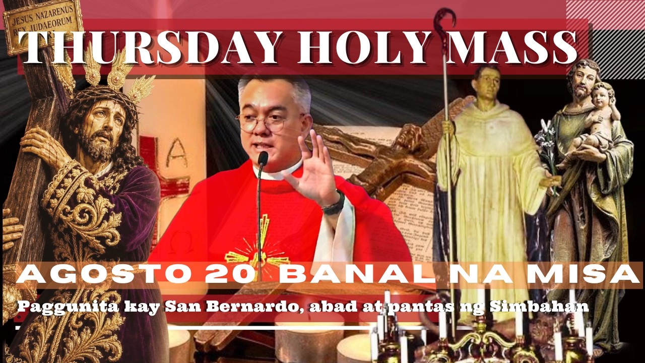 FILIPINO CHURCH MASS TODAY THURSDAY || August 20 ONLINE MASS | REV. FR DOUGLAS BADONG cover art