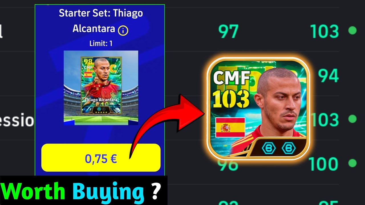 New Starter Set Epic Thiago Alcรขntara Review! Worth Buying? | eFootball 2027 cover art